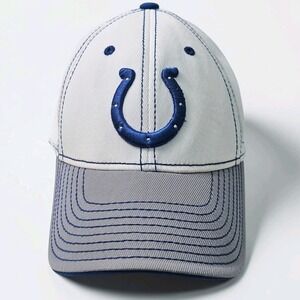 Reebok Indianapolis Colts NFL Sideline On Field Hat Blue White Cap